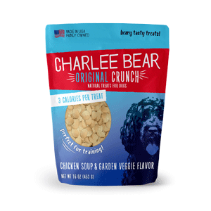 Charlee Bear Chicken Soup & Garden Veggie Dog Treats 16oz  Charlee Bear, Chicken Soup, chicken, Garden Veggie, Dog Treats